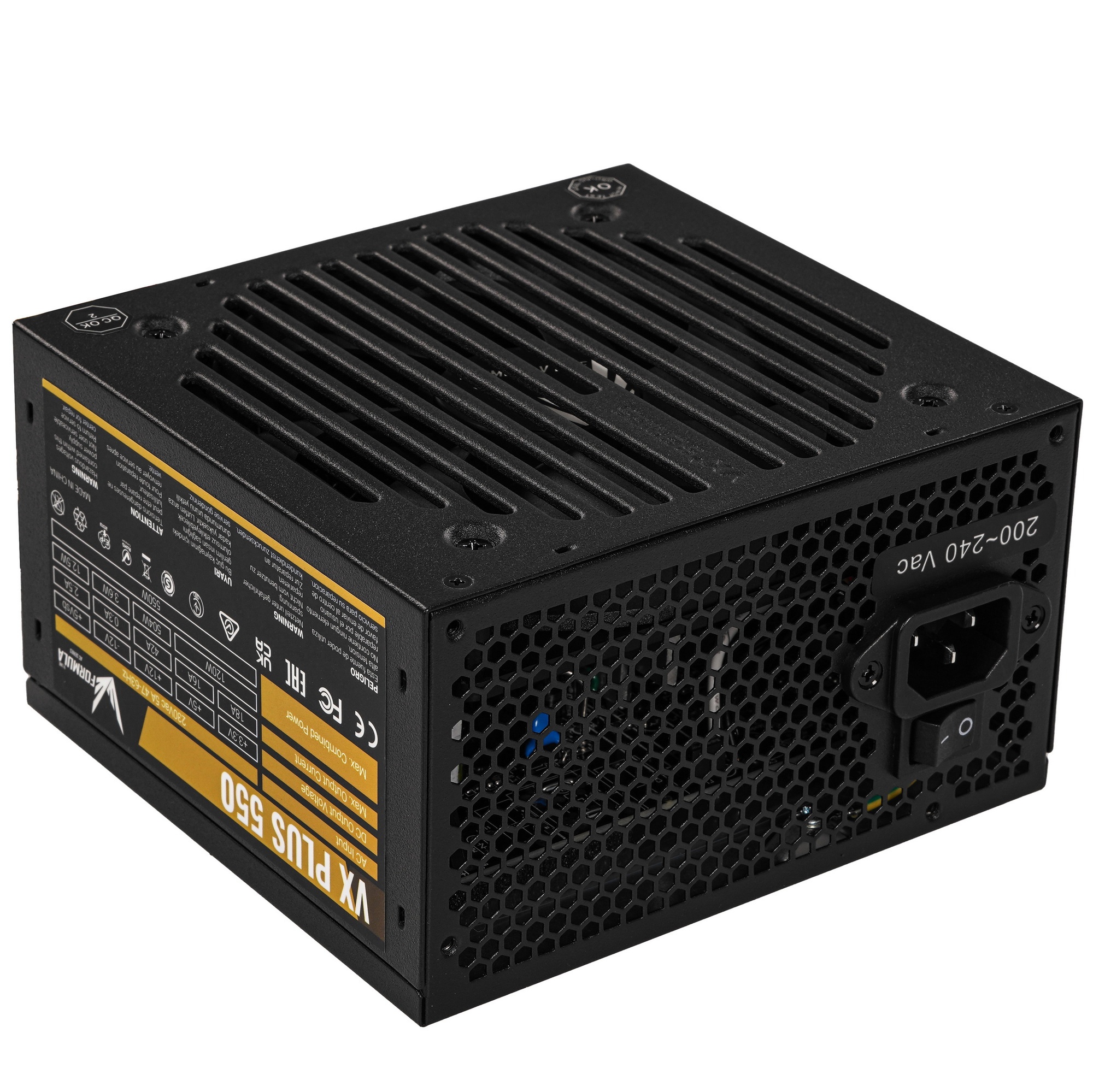 Блок питания Aerocool / Formula VX-550 PLUS, 550Вт 120мм, черный