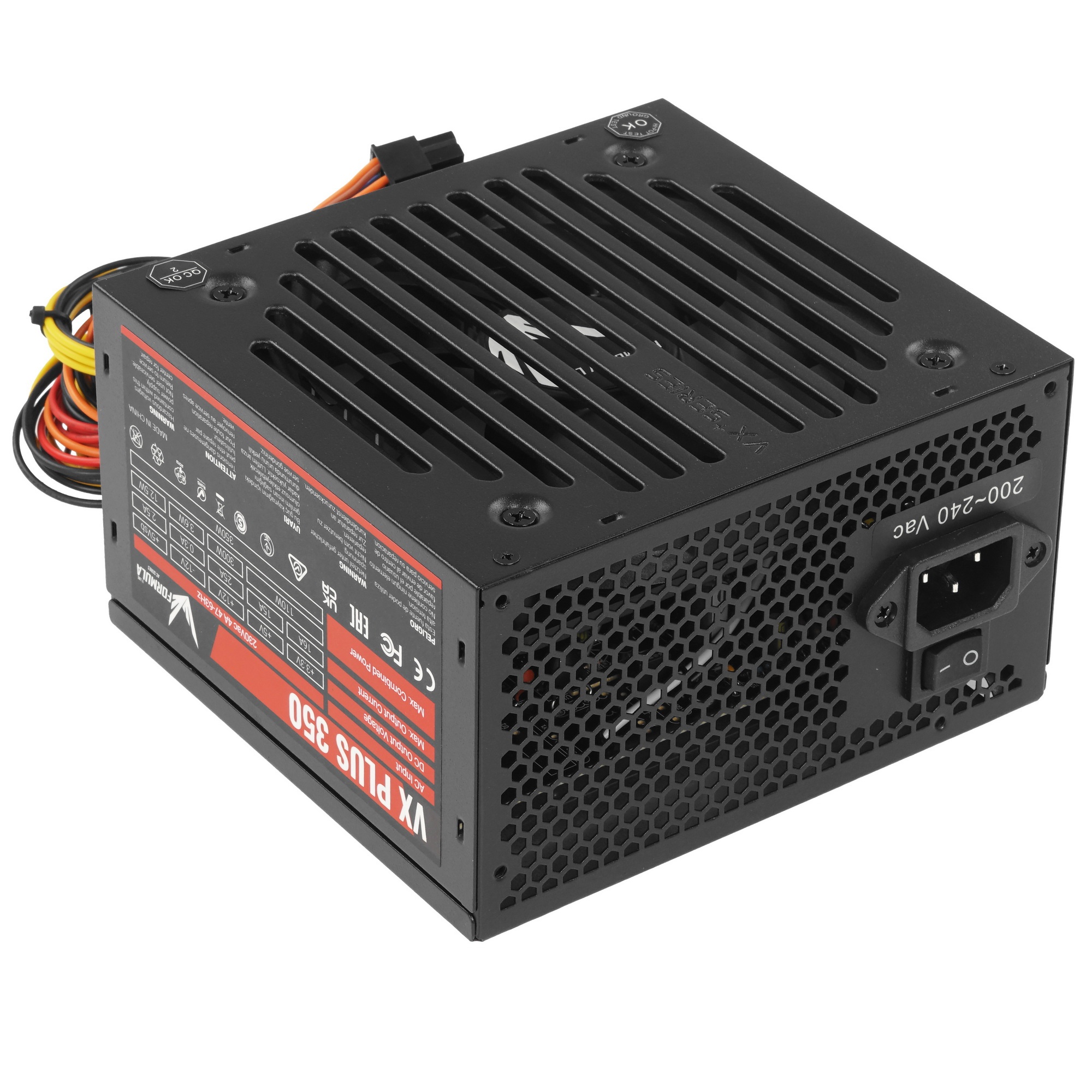 Блок питания Aerocool / Formula VX-350 PLUS, 350Вт, 120мм, черный
