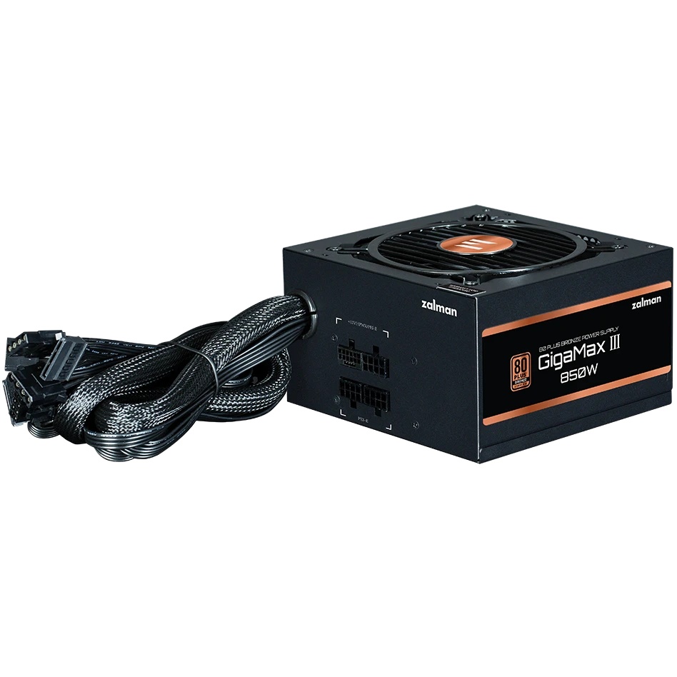 Блок питания Zalman ZM850-GV3, 850Вт, 80 PLUS Bronze, 120мм, черный