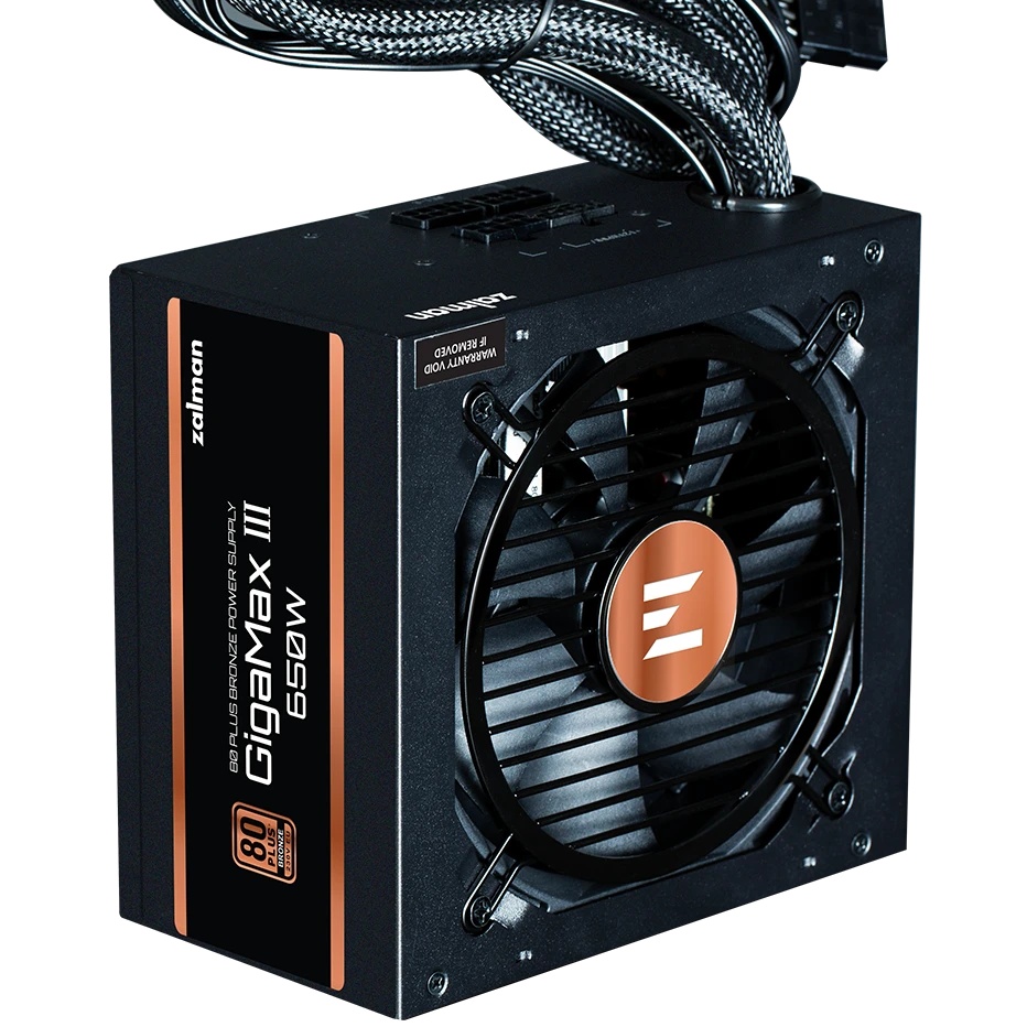 Блок питания Zalman ZM850-GV3, 850Вт, 80 PLUS Bronze, 120мм, черный