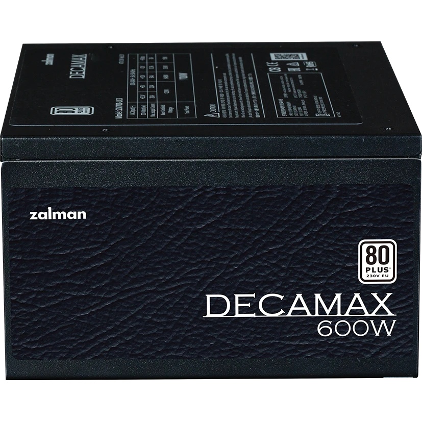 Блок питания Zalman ZM600-LX3, 600Вт, 80 PLUS, 120мм, черный
