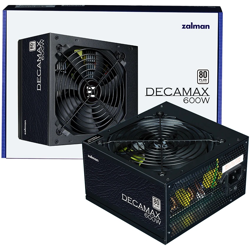 Блок питания Zalman ZM600-LX3, 600Вт, 80 PLUS, 120мм, черный