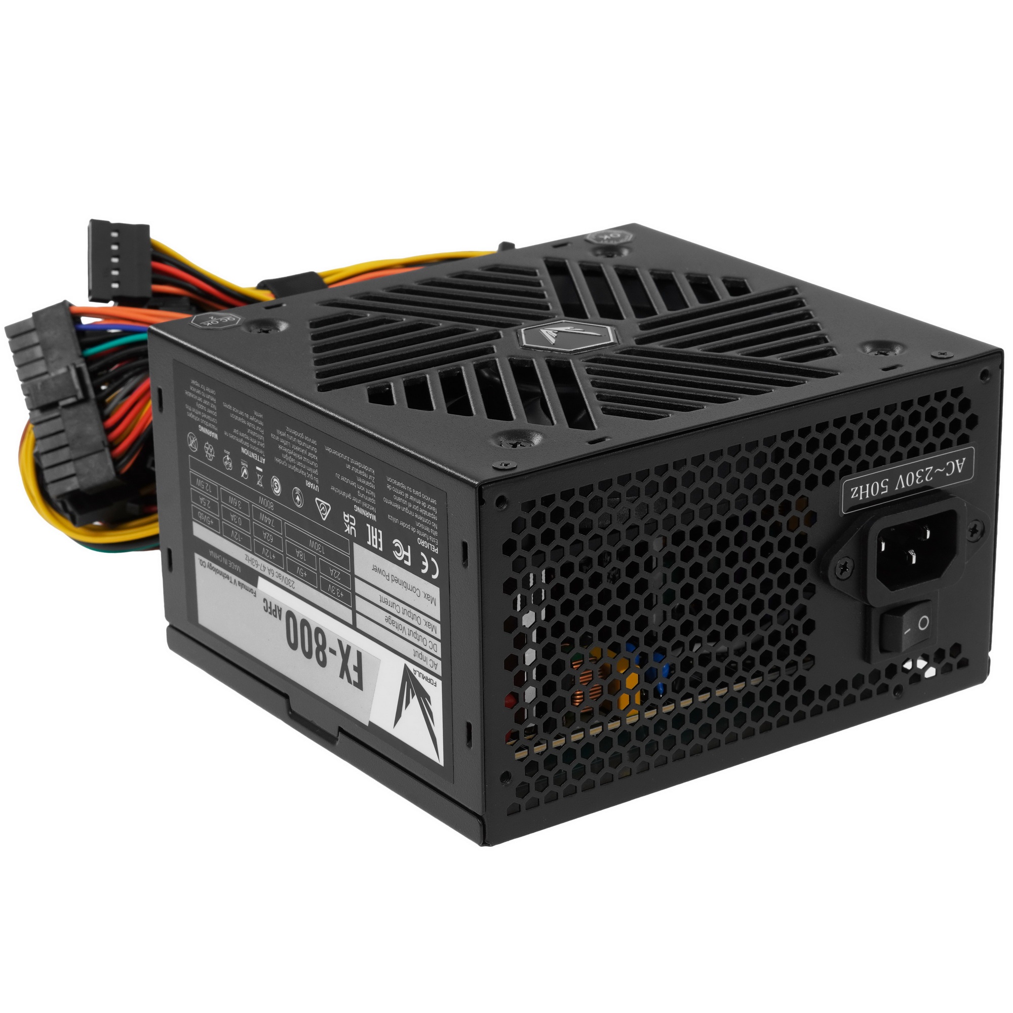 Блок питания Aerocool / Formula ATX 800W FX-800 (24+4+4pin) APFC 120mm fan 4xSATA RTL