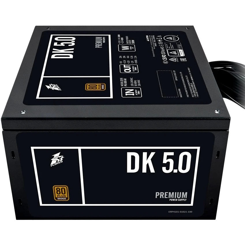Блок питания 1STPLAYER DK PREMIUM PS-500AX, 500Вт, 80 PLUS Bronze, 120мм, черный