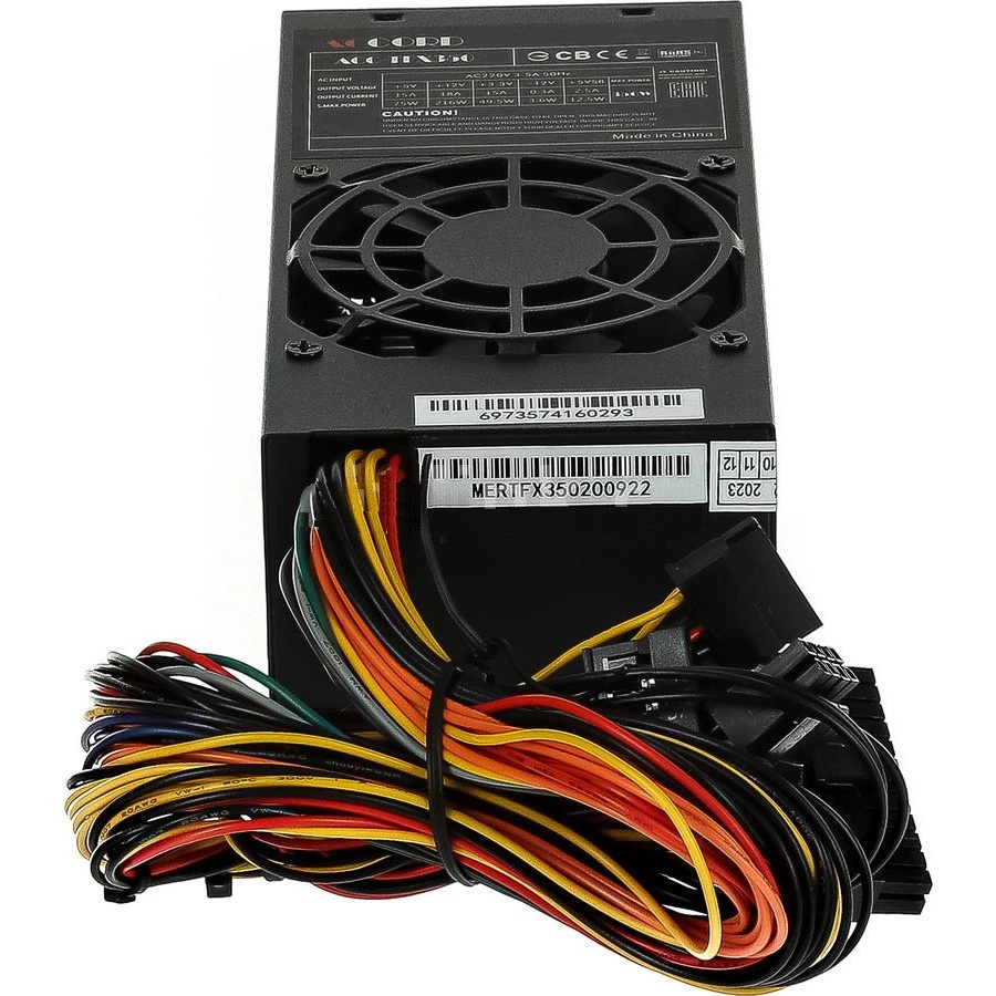 Блок питания Accord ACC-TFX350, 350Вт, 80мм, черный