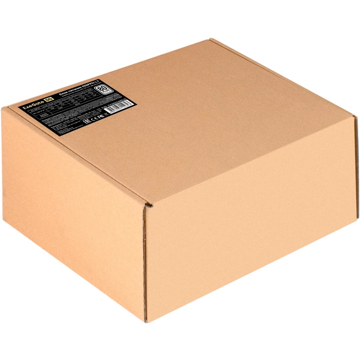 Блок питания ExeGate 650PPH-LT-OEM (EX282046RUS-OEM), 650Вт, 80 PLUS, 120мм, черный