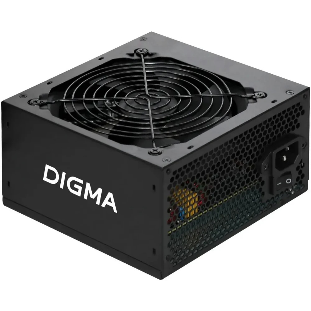 Блок питания Digma DPSU-500W RTL, 500Вт, 120мм, черный
