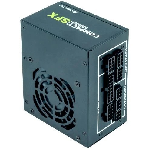 Блок питания Chieftec Compact CSN-550C Retail, 550Вт, 80 PLUS Gold, 80мм, модульный, черный