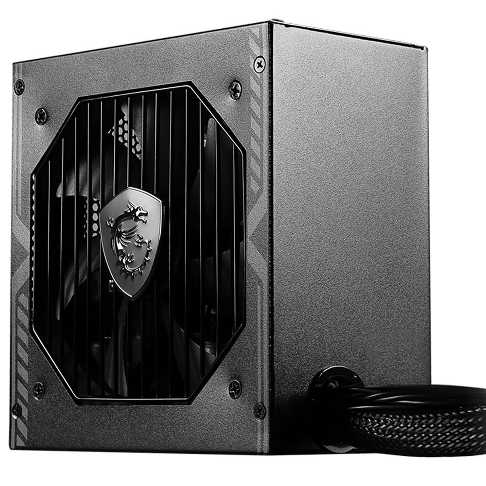 Блок питания MSI MAG A650BN (306-7ZP2B11-CE0) 650 Вт, 80 PLUS BRONZE, 120 мм, немодульный, чёрный