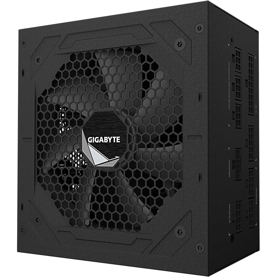 Блок питания Gigabyte ATX 1000W GP-UD1000GM PG5 80 PLUS  gold (24+4+4pin) APFC 120mm fan 8xSATA Cab