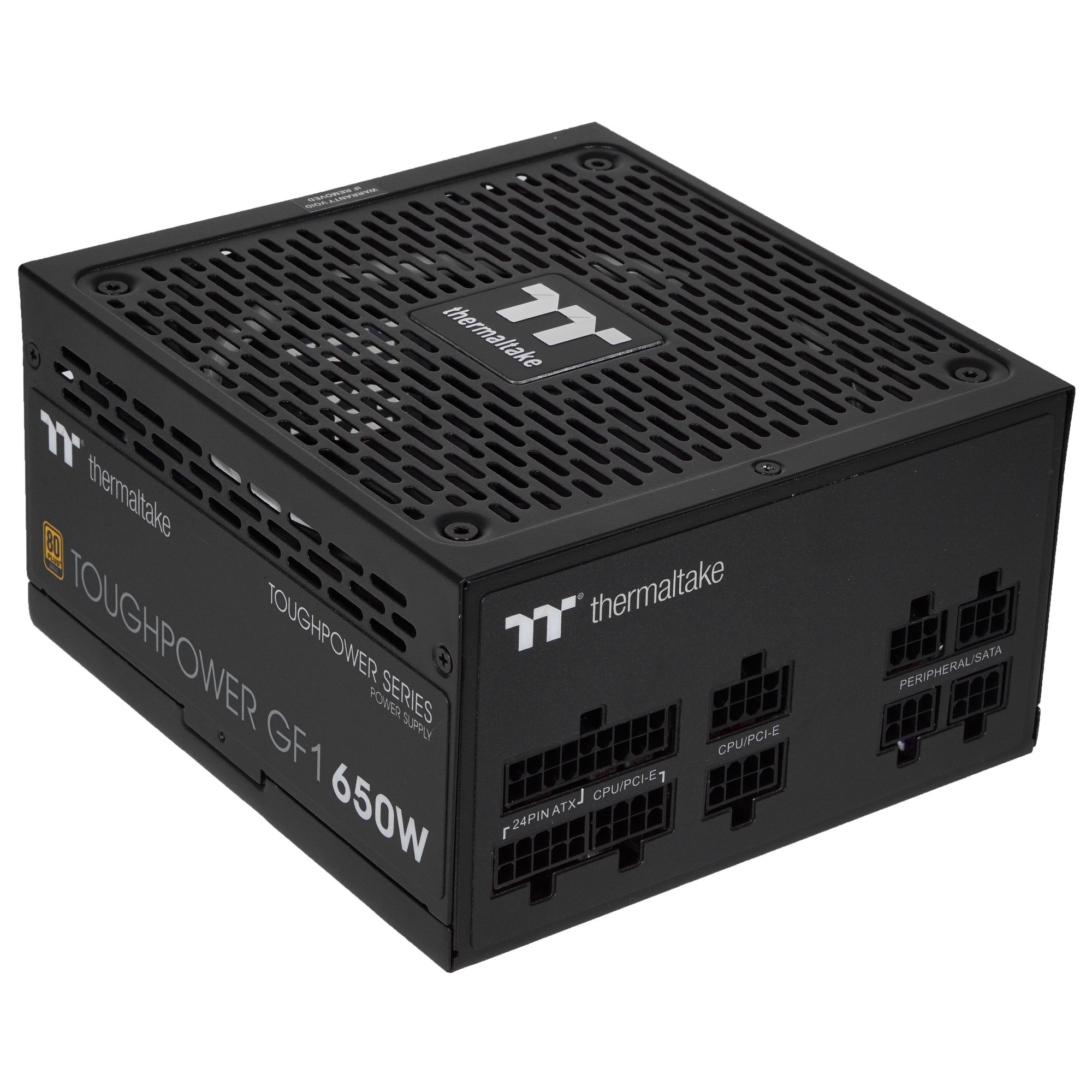 Блок питания Thermaltake ATX 650W Toughpower GF1 ARGB 80 PLUS gold (24+4+4pin) APFC 140mm fan color