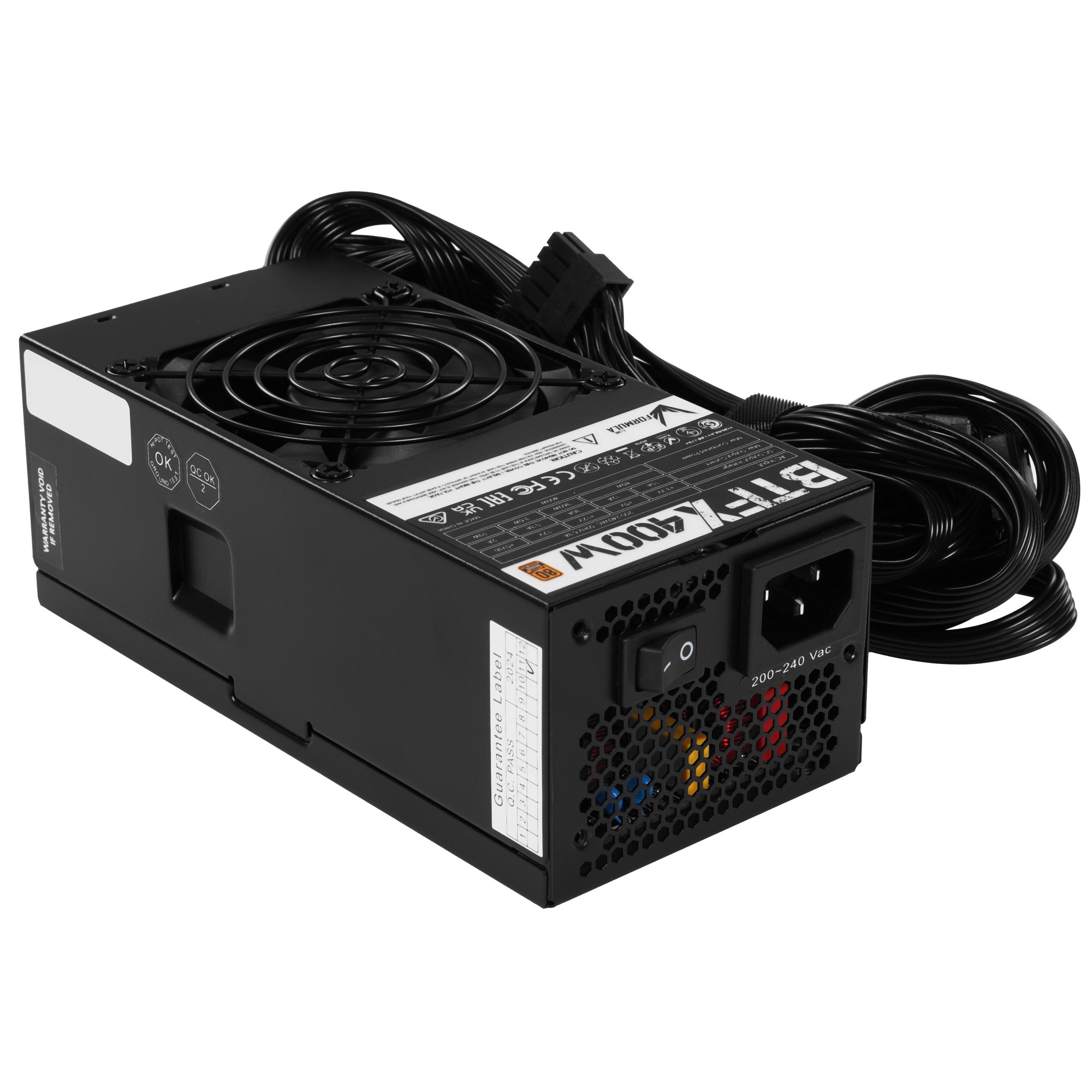 Блок питания Aerocool / Formula TFX 400W BTFX-400 80 PLUS  bronze (20+4pin) APFC 80mm fan 3xSATA Cab