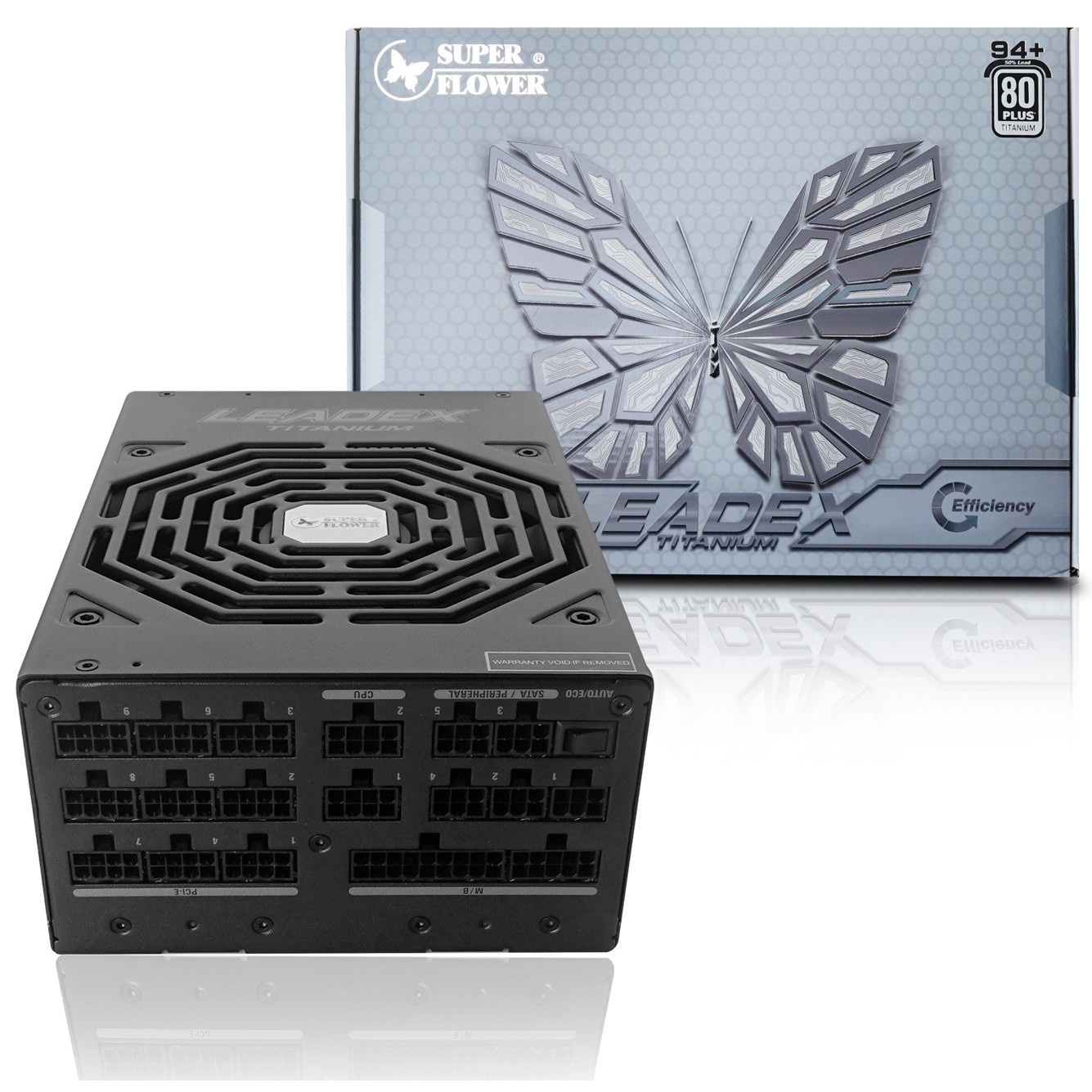 блок питания 1600 Ватт Super Flower Power Supply Leadex Titanium, 1600W, ATX, 140mm, 14xSATA, 9xPCI-