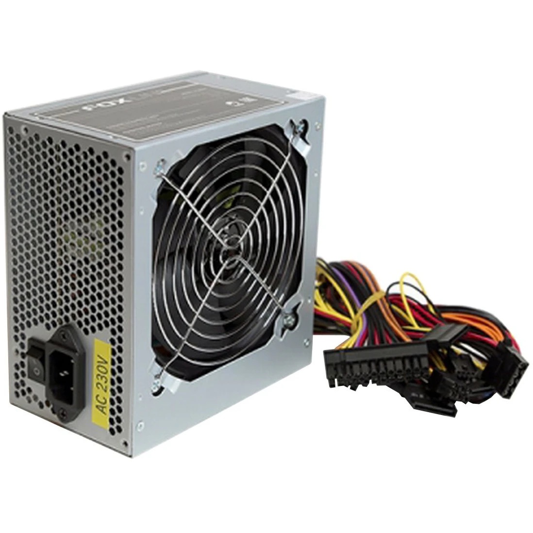 Блок питания Foxline FL550S 550W ATX PSU, 120FAN, 24 pin, 4 + 4 Pin (12V), 5*SATA, 2*4 pin molex, 1*