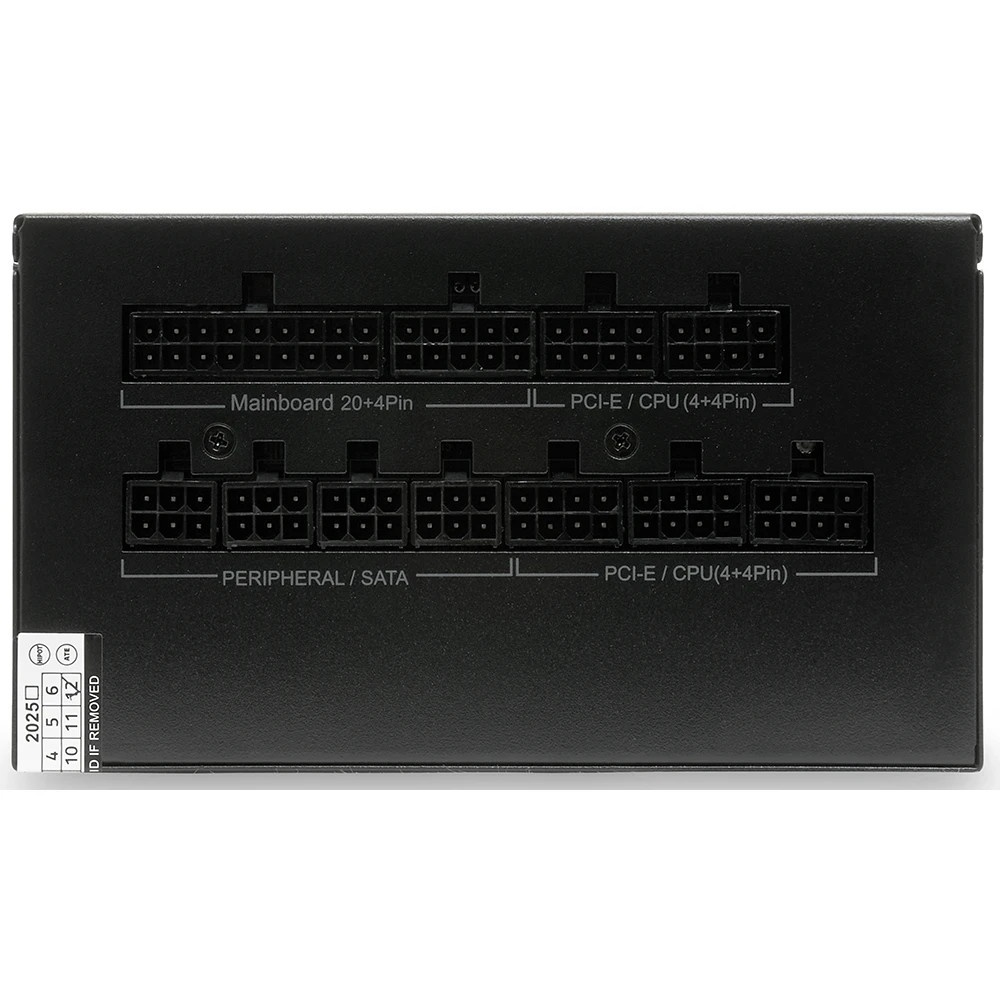 Блок питания HSPD, 850W 80 PLUS  Gold (ATX, 2.52, Full modular, 1x24(20+4)pin mesh 550mm, 1xCPU*2 8(