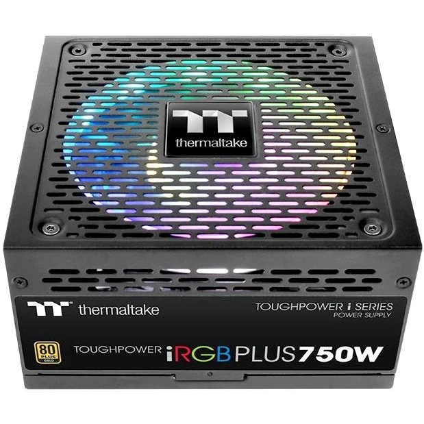 Блок питания Thermaltake ATX 750W Toughpower iRGB Plus 80 PLUS gold (24+4+4pin) APFC 140mm fan color