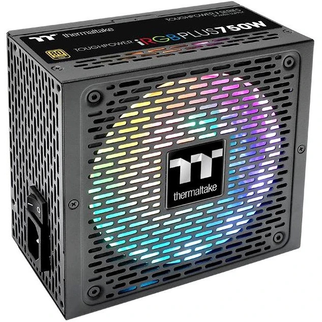 Блок питания Thermaltake ATX 750W Toughpower iRGB Plus 80 PLUS gold (24+4+4pin) APFC 140mm fan color