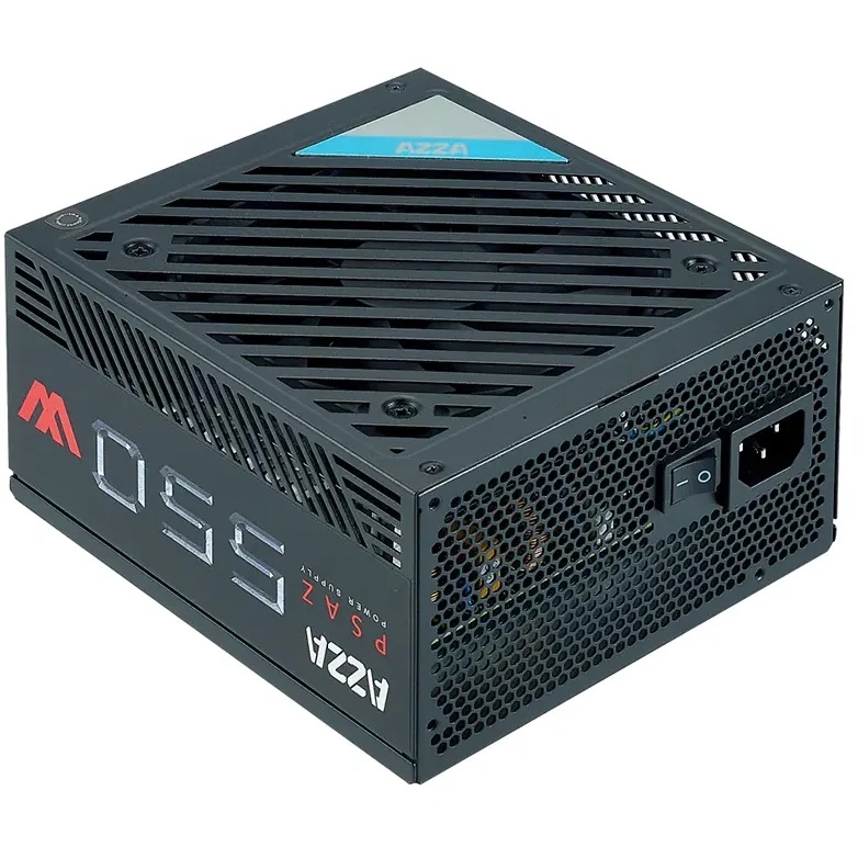 Блок питания Azza ATX 550W PSAZ-550W 80+ bronze (20+4pin) APFC 120mm fan 5xSATA RTL