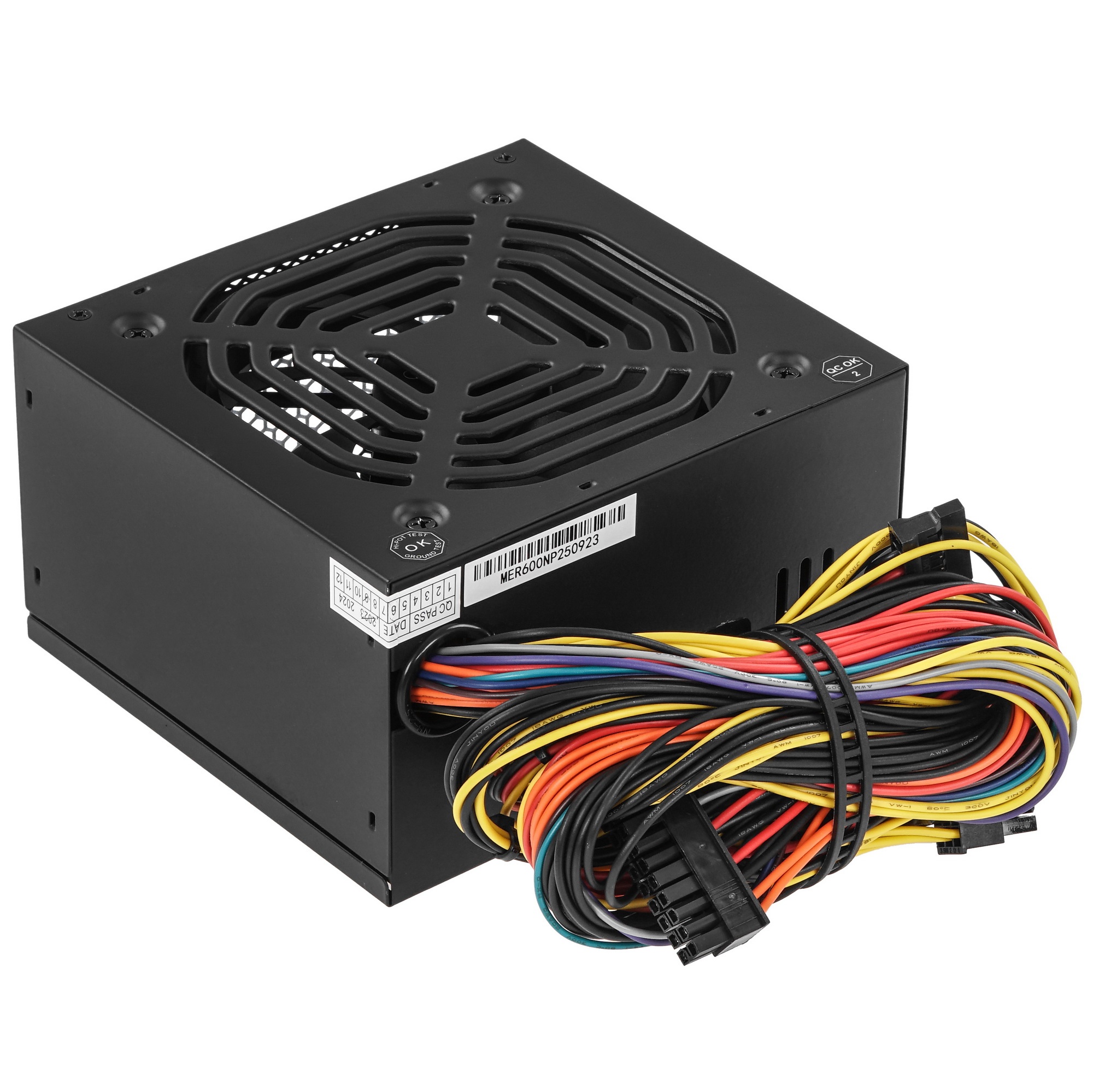 Блок питания Accord  ATX ACC-600W-NP, 600Вт, 120мм, черный