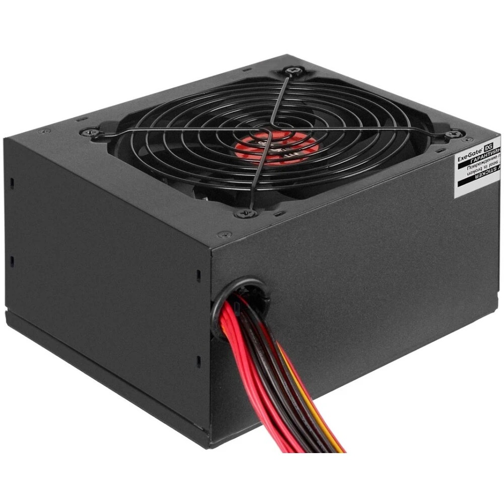 Блок питания ExeGate 750PPE, 750W, (ATX, APFC, PC, КПД 80% (80 PLUS), 12cm fan, 24pin, 2x(4+4)pin, 4