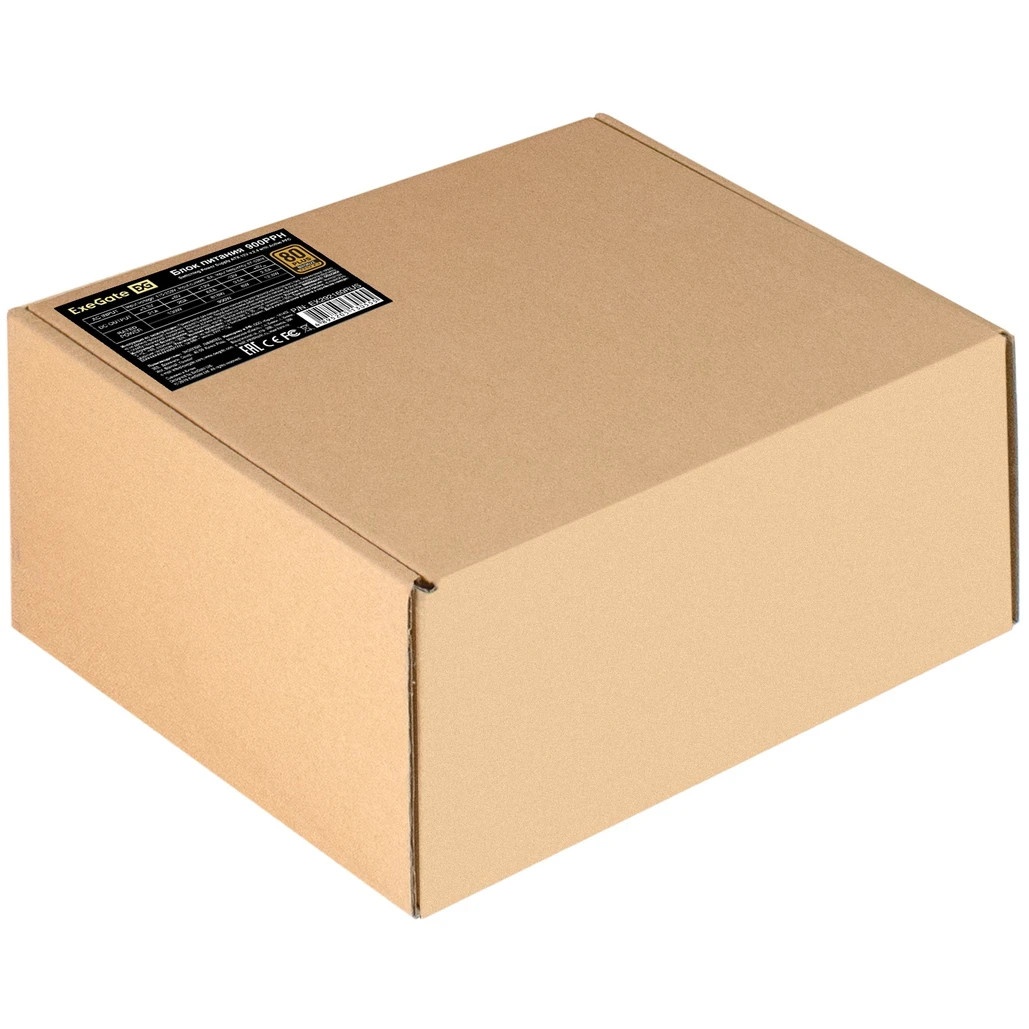 Блок питания ExeGate  900PPH-OEM, 900Вт, 80 PLUS Bronze, 120мм, черный