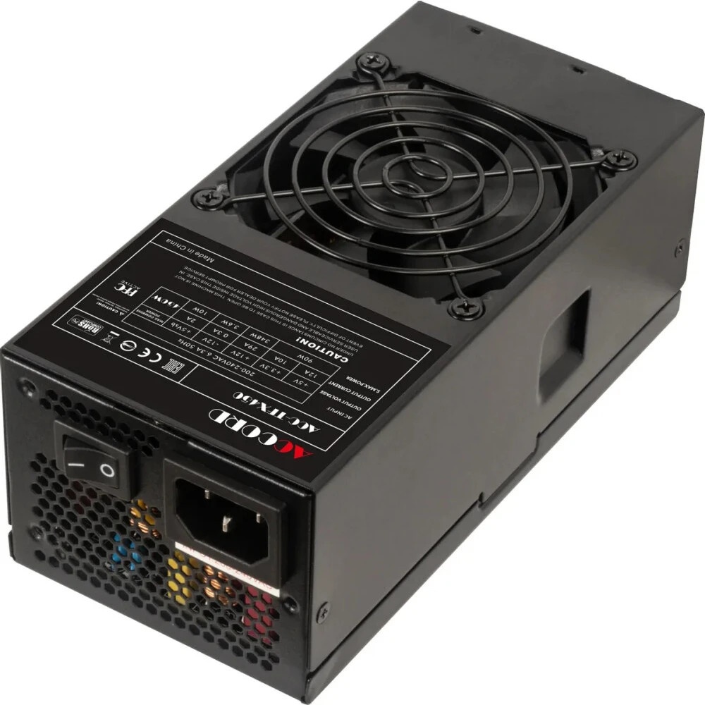 Блок питания  Accord, ACC-TFX450, 450Вт, 80мм, черный