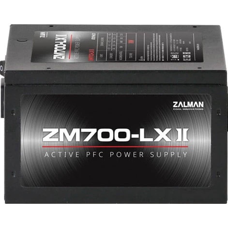 Блок питания Zalman ZM700-LX II, 700Вт, 80 PLUS, 120мм. черный
