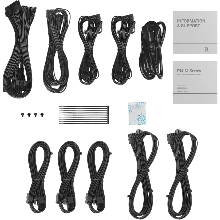 Блок питания Deepcool / GamerStorm PN750M V2 Gen.5, 750Вт, 80 PLUS Gold, 120мм, черный