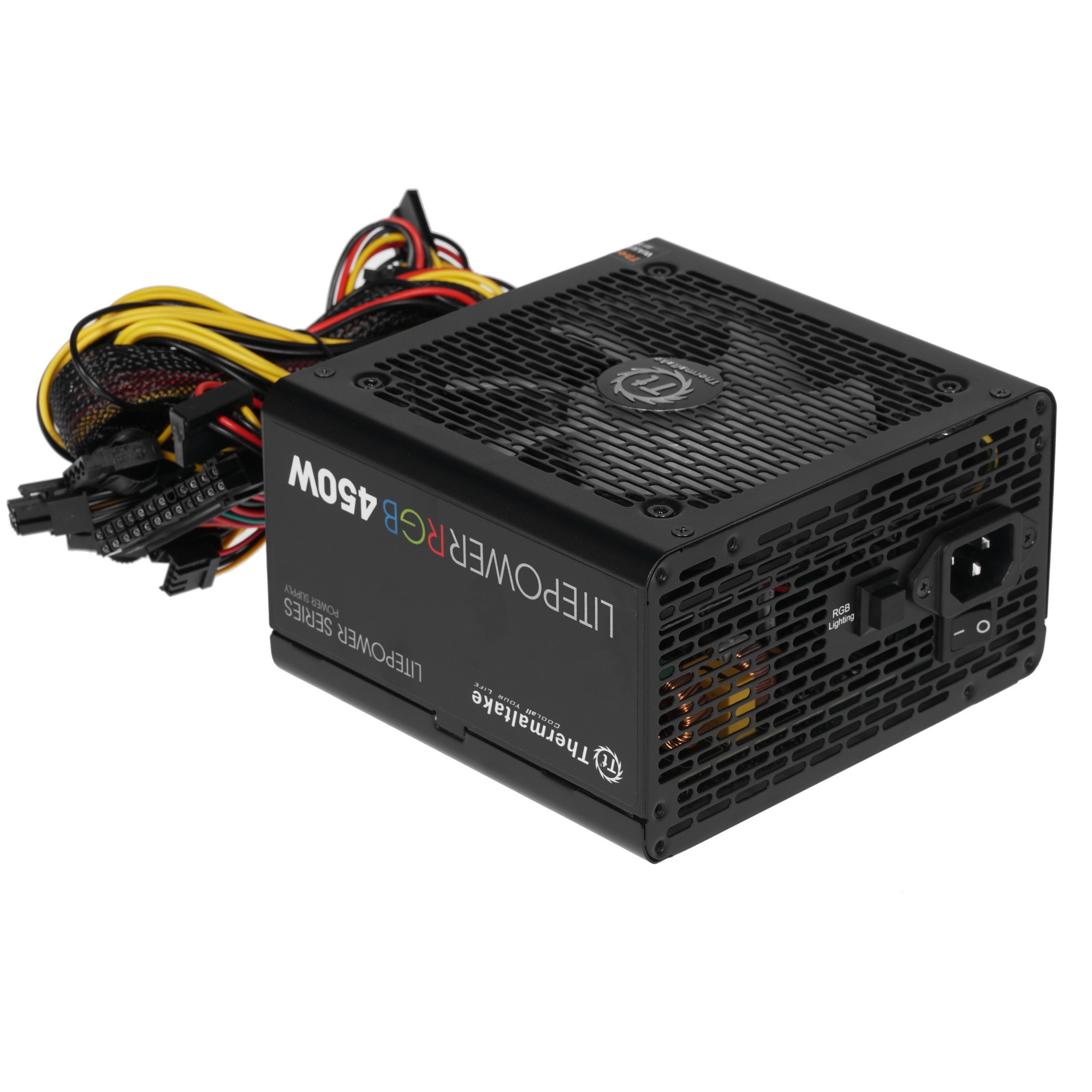 Блок питания Thermaltake Litepower RGB 450W (PS-LTP-0450NHSANE-1) v2.3, A.PFC, 80 Plus , Fan 12 cm,