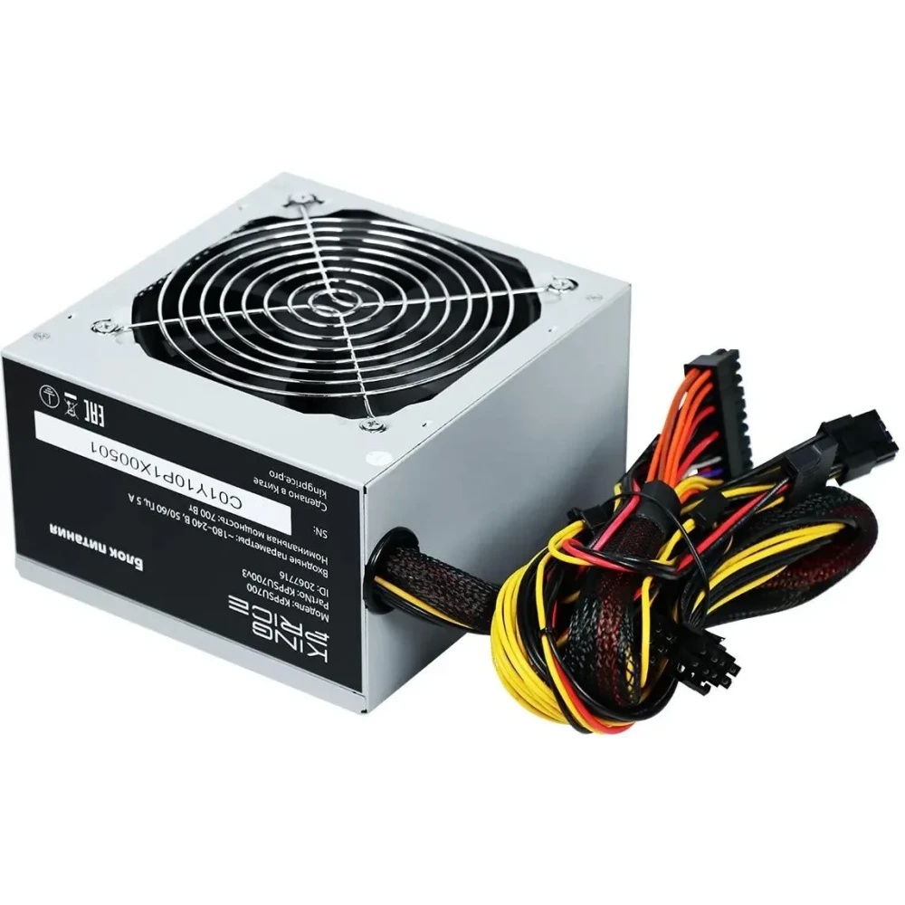 Блок питания KingPrice KPPSU700 ATX 700W (20+4pin) APFC 120mm fan 4xSATA