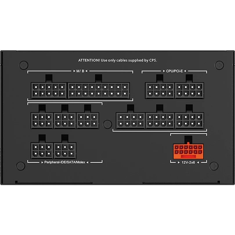Блок питания  PCCooler P5-YS1000-G1F, 1000Вт, 80 PLUS  Gold, 135мм, модульный, черный