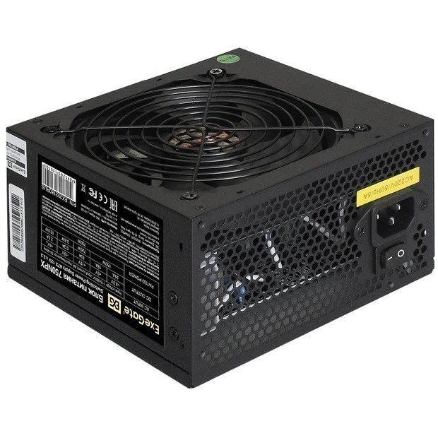 Блок питания ExeGate 750NPX (EX292180RUS-PC), 750Вт, 120мм, черный