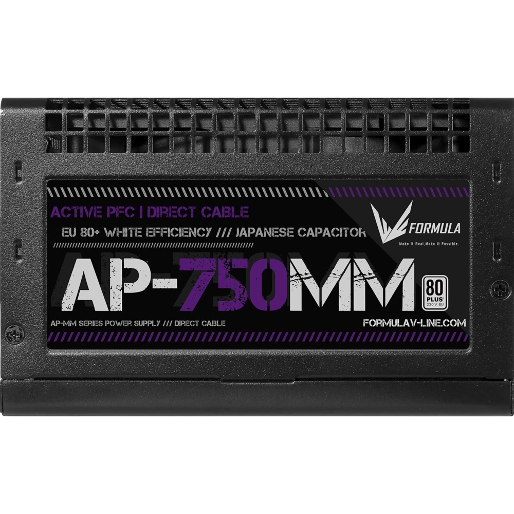 Блок питания Aerocool / Formula V Line AP-750MM, 750W, APFC, 80+, 12cm Fan