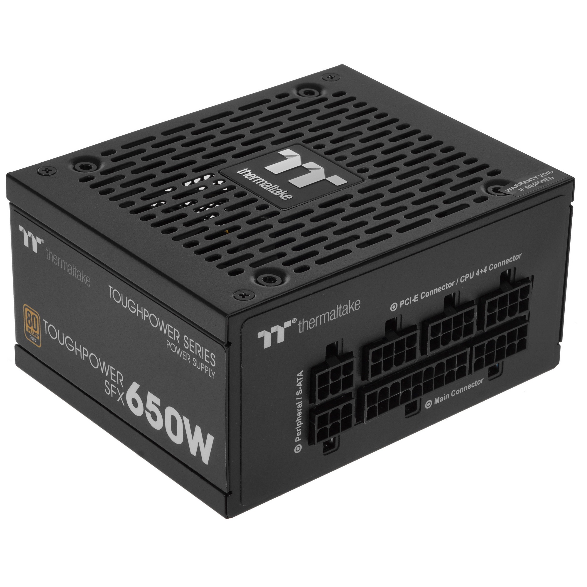 Блок питания Thermaltake Toughpower SFX (PS-STP-0650FNFAGE-1), 650Вт, 80 PLUS Gold, 90мм, модульный,