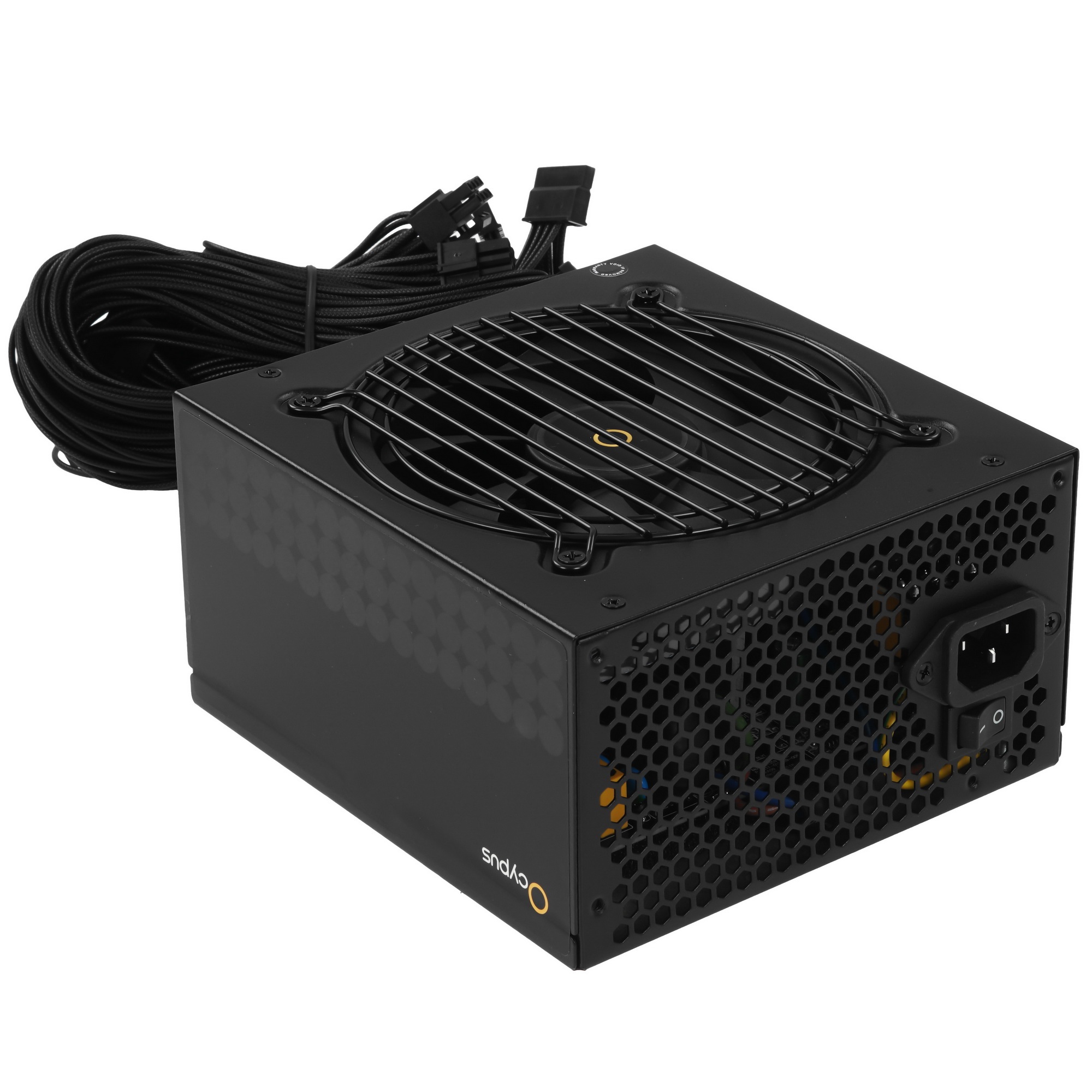 Блок питания 850W Ocypus Gamma P850 BK (ATX, 80+, APFC, 20+4 pin, 120mm fan, PCI-E 6+2Px4, 6xSATA) (