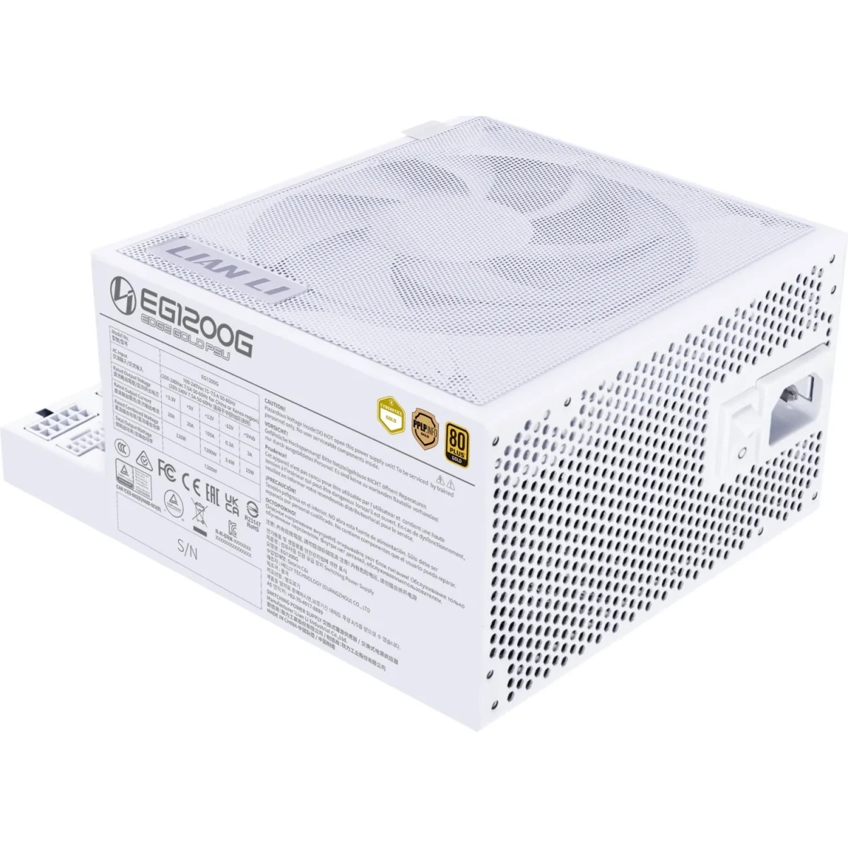 Блок питания 1200W Lian Li EDGE Gold 1200 White (G9P.EG1200G.WH00.EU)