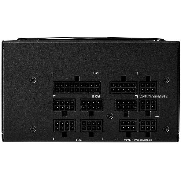 Блок питания Chieftec Polaris PPS-1250FC, 1250Вт, 80 PLUS Gold, 140мм, модульный, черный