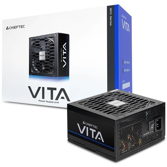 Блок питания, Chieftec, Vita BPX-850S, 850Вт, 80 PLUS Bronze, 120мм, черный