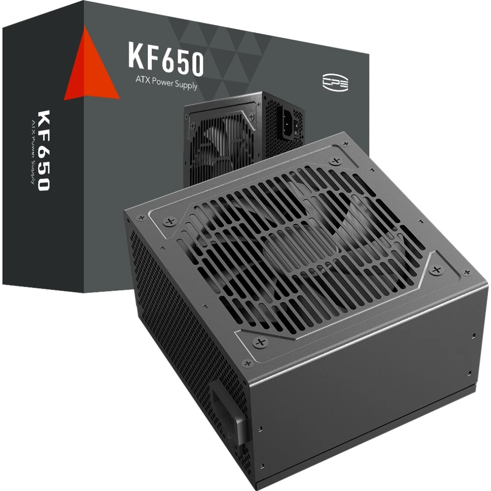 Блок питания  PCCOOLER KF650, 650W 80 PLUS  White (ATX, ATX 2.4, Non-modular, 1x24(20+4)pin 550mm, 1