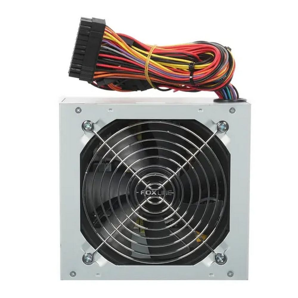 Блок питания FoxLine 450W FL450S 450W, NOPFC, 120FAN, 3xSATA, 2xPATA, 1xFDD, 1xPCI-E, 24+4