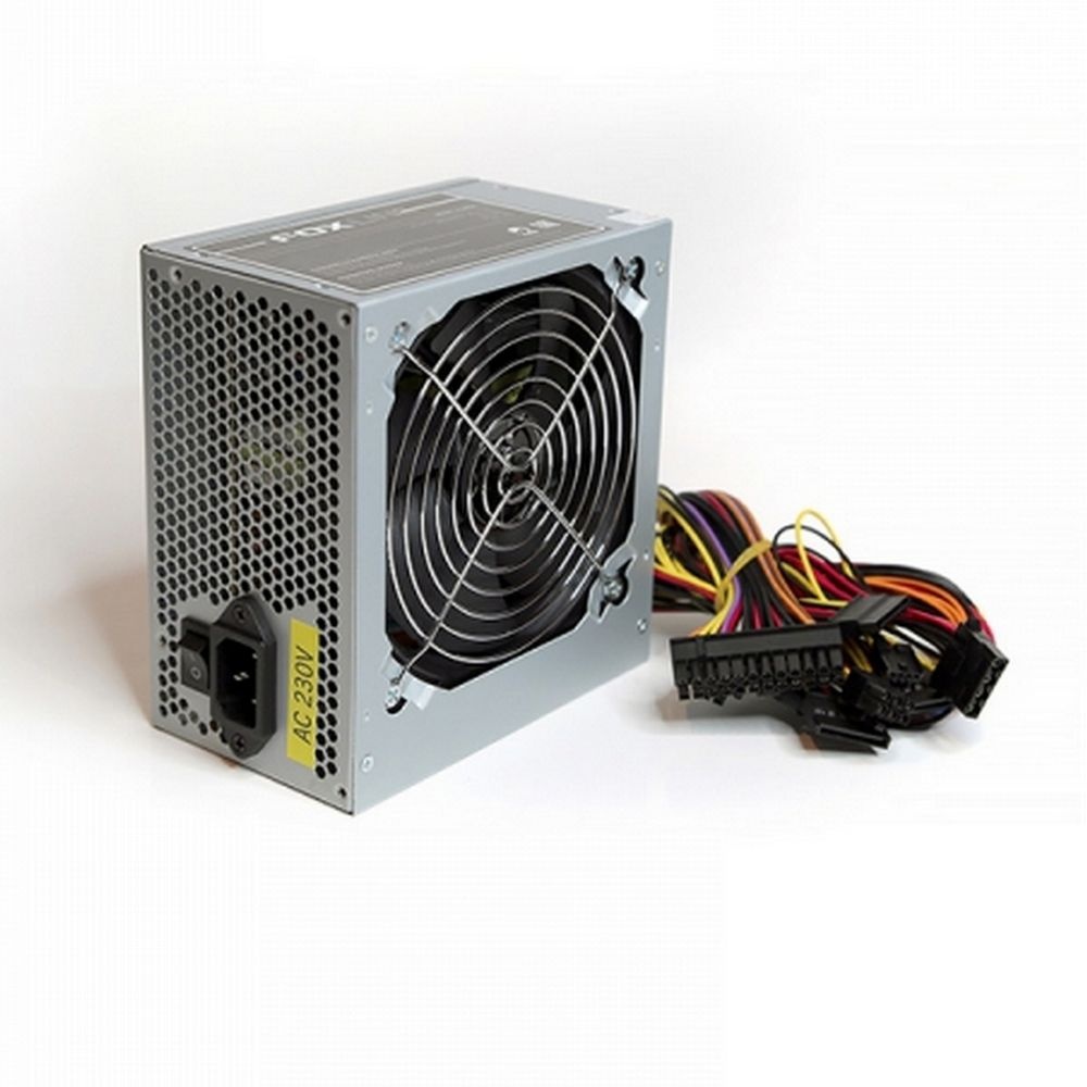 Блок питания FoxLine 450W FL450S 450W, NOPFC, 120FAN, 3xSATA, 2xPATA, 1xFDD, 1xPCI-E, 24+4