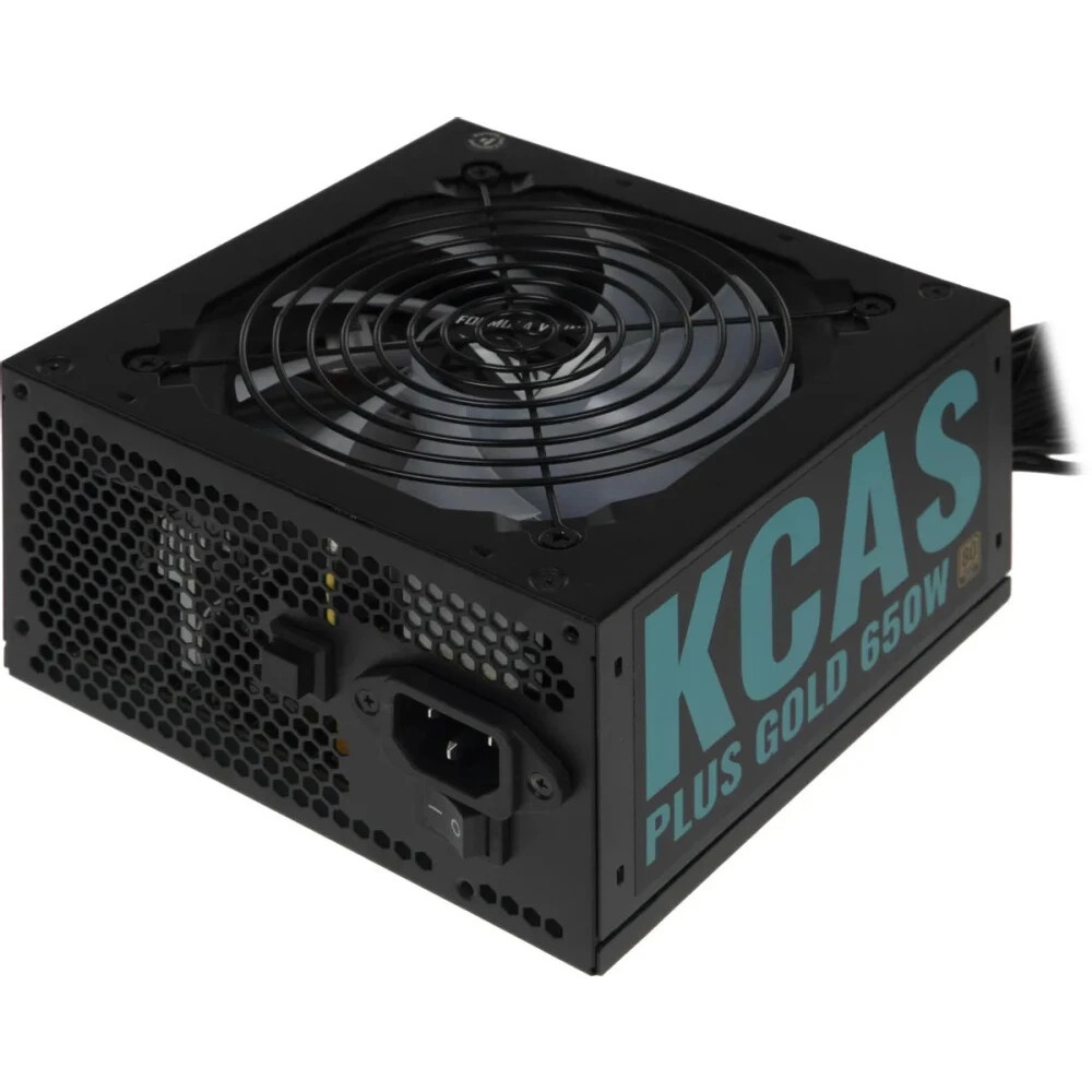 Блок питания Aerocool / Formula KCAS PLUS 650G, Gold 650Вт, 80 PLUS Gold, 120мм, черный