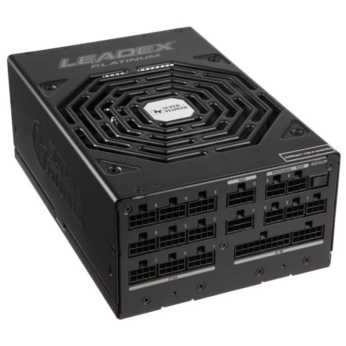 блок питания 2000 Ватт Super Flower Power Supply Leadex Platinum, 2000W, ATX, 140mm, 18xSATA, 5xPCI-