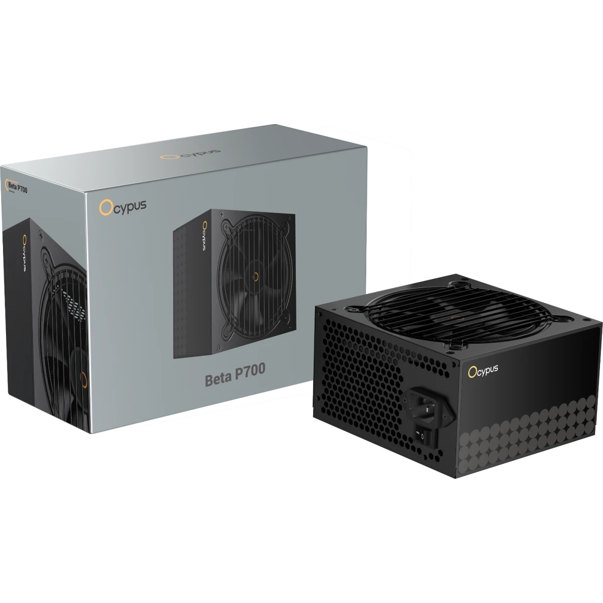 Блок питания 700W Ocypus Beta P700 BK (ATX, APFC, 20+4 pin, 120mm fan, PCI-E 6+2Px2, 3xSATA) (Beta-P
