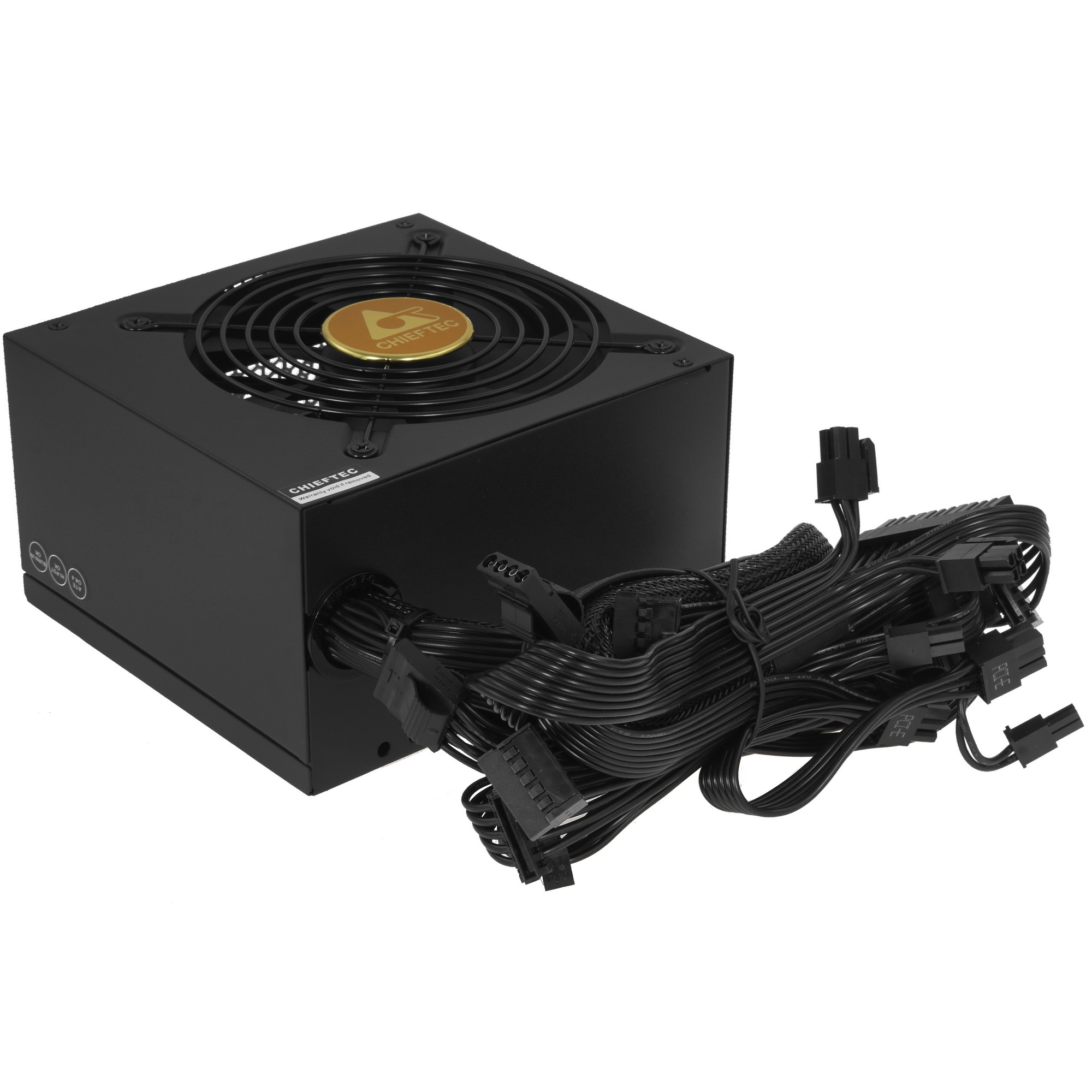 Блок питания Chieftec BDF-500S Retail, 500Вт, 80 PLUS Bronze, 120мм, черный