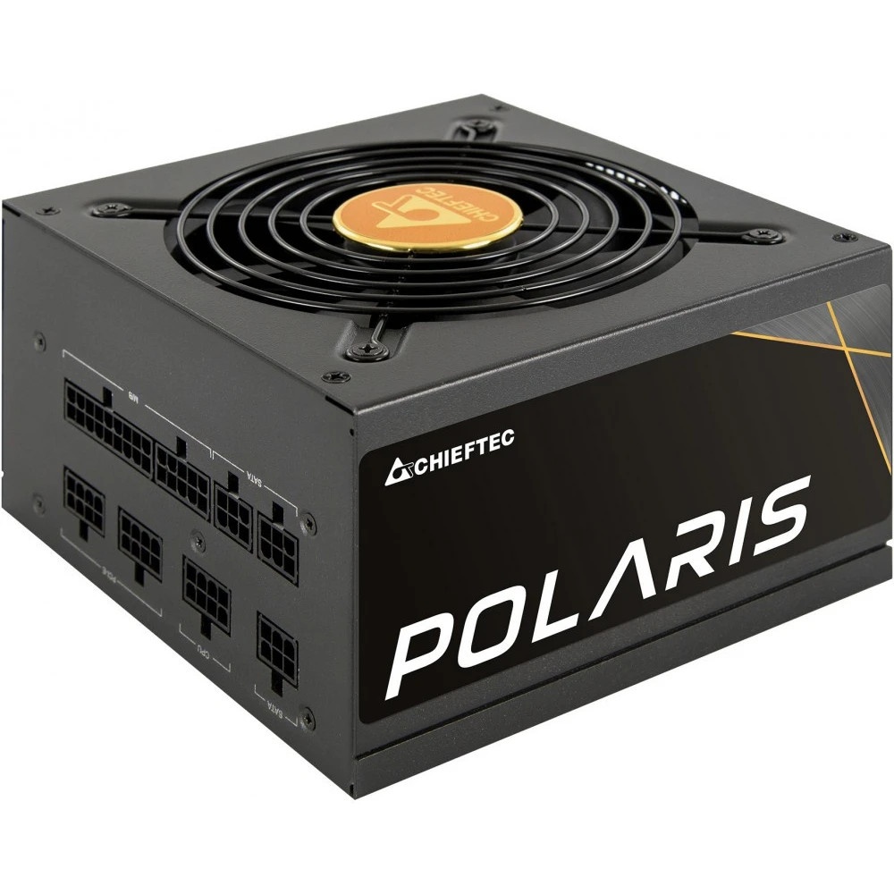 Блок питания Chieftec Polaris PPS-750FC, 750Вт, 80 PLUS Gold, 120мм, модульный, черный