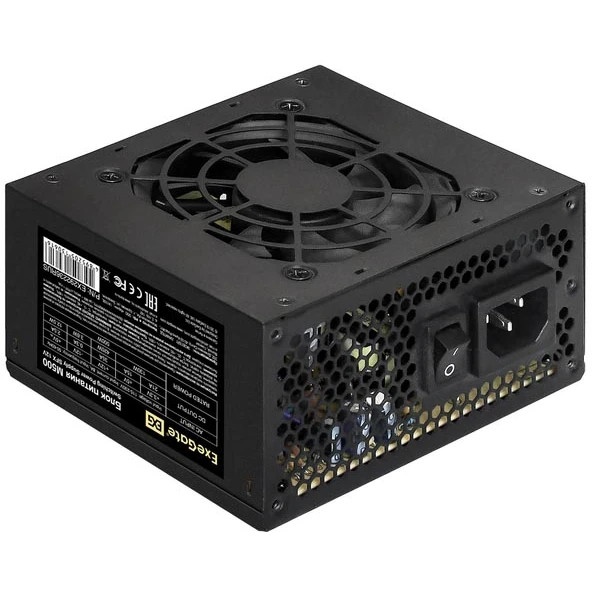 Блок питания ExeGate M500 (EX292236RUS), 80мм, черный