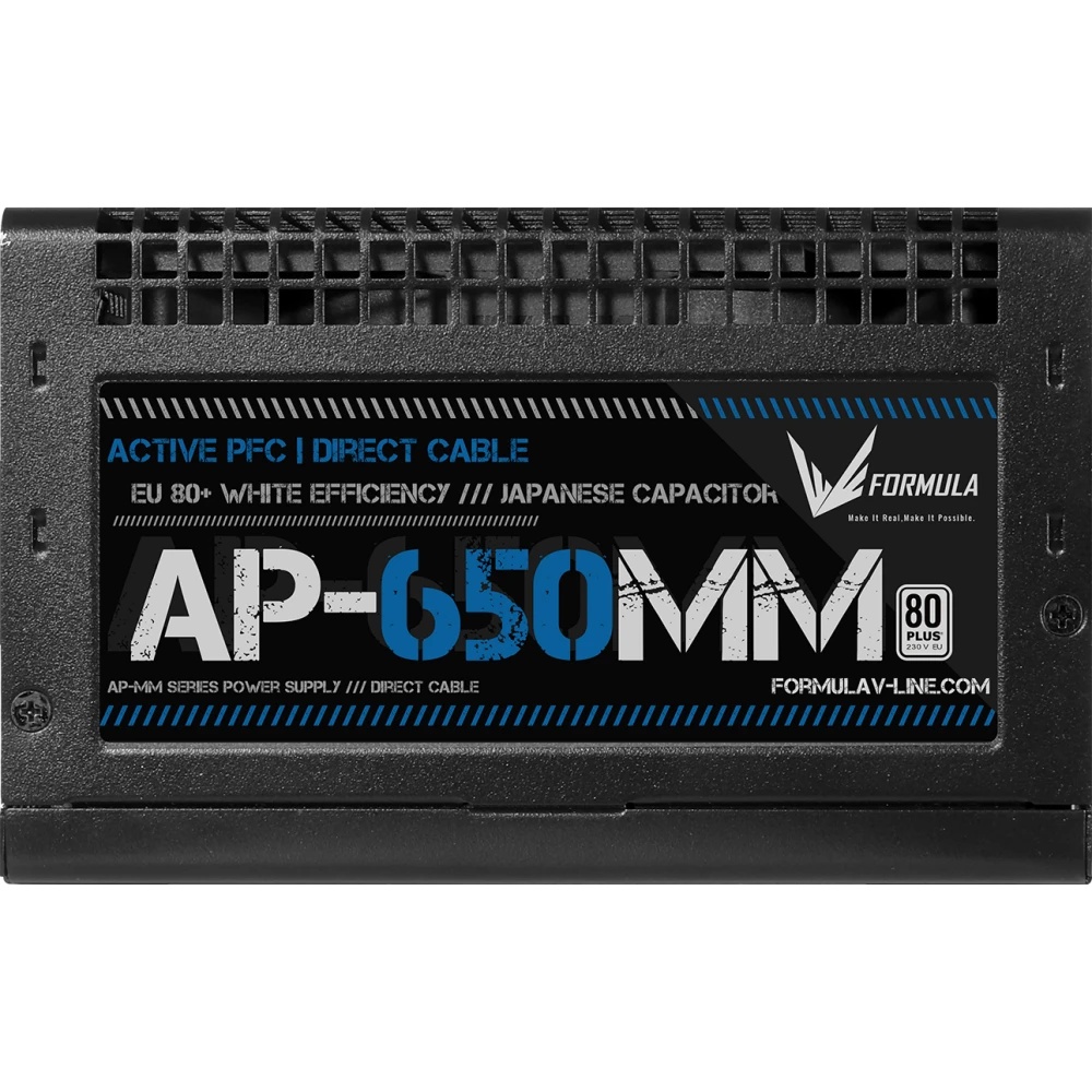 Блок питания Aerocool / Formula V Line AP-650MM, 650W, APFC, 80+, 12cm Fan
