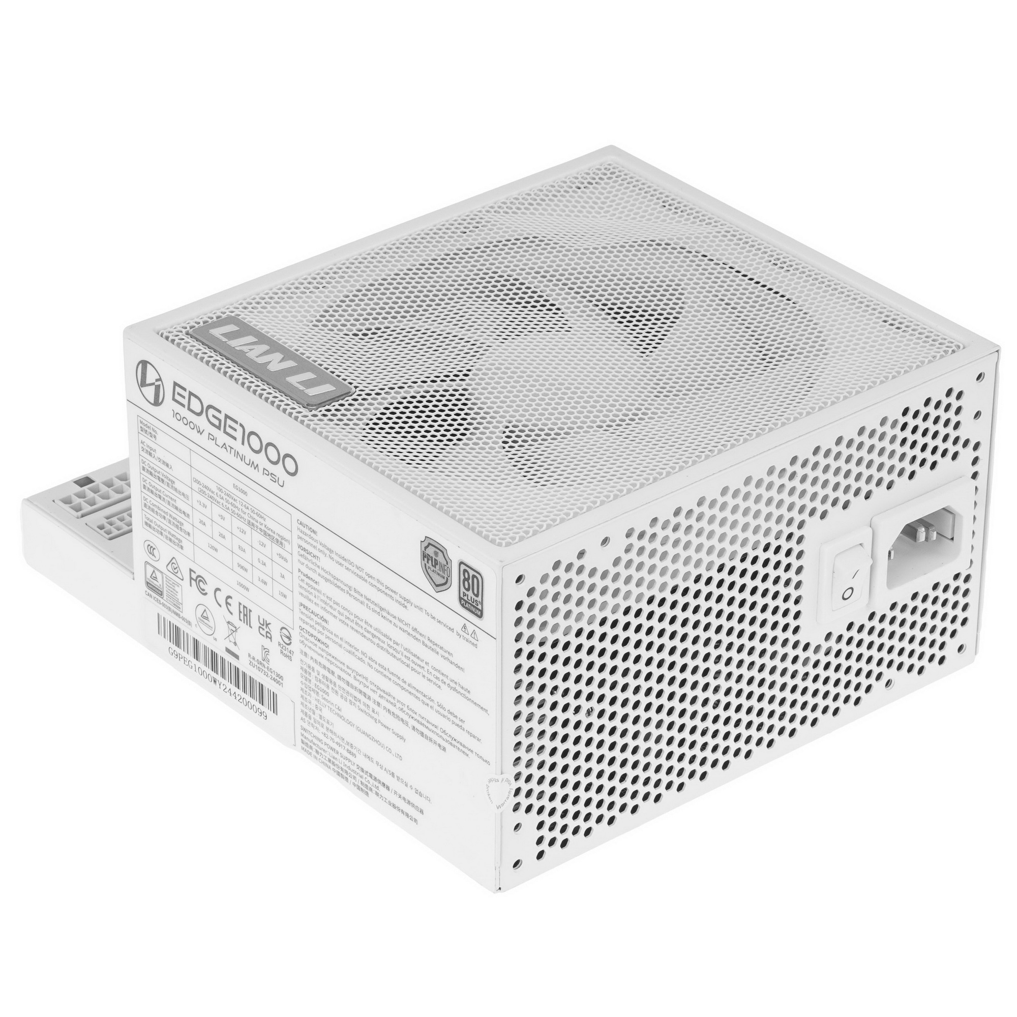Блок питания 1000W Lian Li EDGE1000 White (G9P.EG1000.WE00.EU)