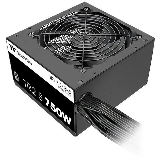 Блок питания Thermaltake ATX TR2 S, 750Вт, 80 PLUS WHITE, 120мм, черный